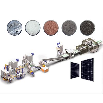 Processus de recyclage des modules solaires avec notre machine de recyclage professionnelle