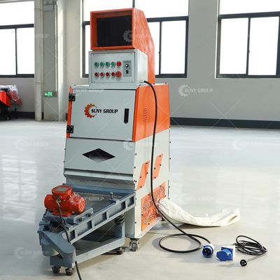 Équipement de recyclage des déchets de séparateur de fil de cuivre par granulateur automatique de câbles