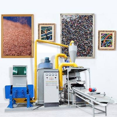 99% taux de tri électrostatique machine de recyclage des déchets de fil de cuivre électrostatique machine de recyclage des déchets de fil de cuivre