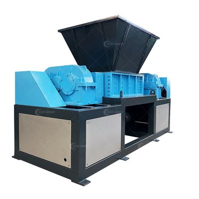 15000W déchiqueteuse à double arbre pour le recyclage des déchets plastiques/machine de concassage de pneus en carton