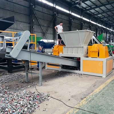 15000W Puissance grande capacité déchiqueteuse de matériaux en alliage pour la coulée des déchets et la ferraille métallique