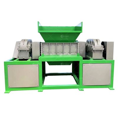 800-5000 kg/h Capacité déchiqueteuse à double arbre en aluminium pour une solution de réduction des déchets