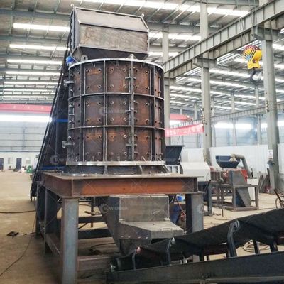 Broyeur à marteaux de pierre à arbre vertical avec deux marteaux et un poids de 12000 kg