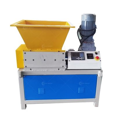 Mini-machine de déchiquetage de bouteilles en plastique pour déchiquetage à double arbre pour une efficacité de recyclage