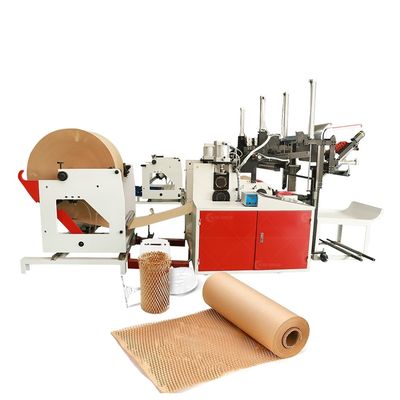 Machine automatique de fabrication de noyaux de nid d'abeille de papier pour déchiqueter du papier et d'autres matériaux