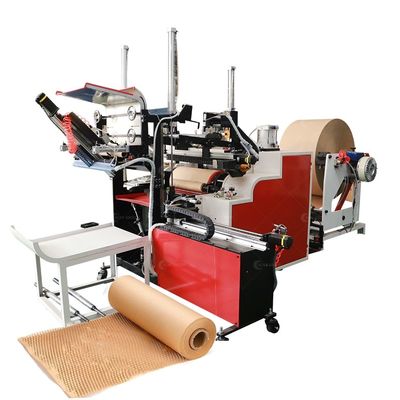 Machine automatique de fabrication de noyaux de nid d'abeille de papier pour déchiqueter du papier et d'autres matériaux