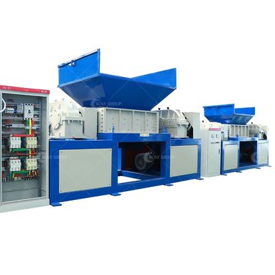 9CrSi/D2/SKD-11 Blades Double Shaft Shredder pour les pneus en plastique, le bois et les déchets métalliques