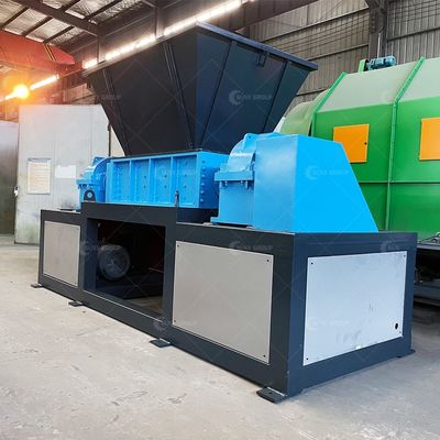 PLC contrôlée par la livraison rapide électrique de déchets d'aluminium machine de déchiquetage à deux axes